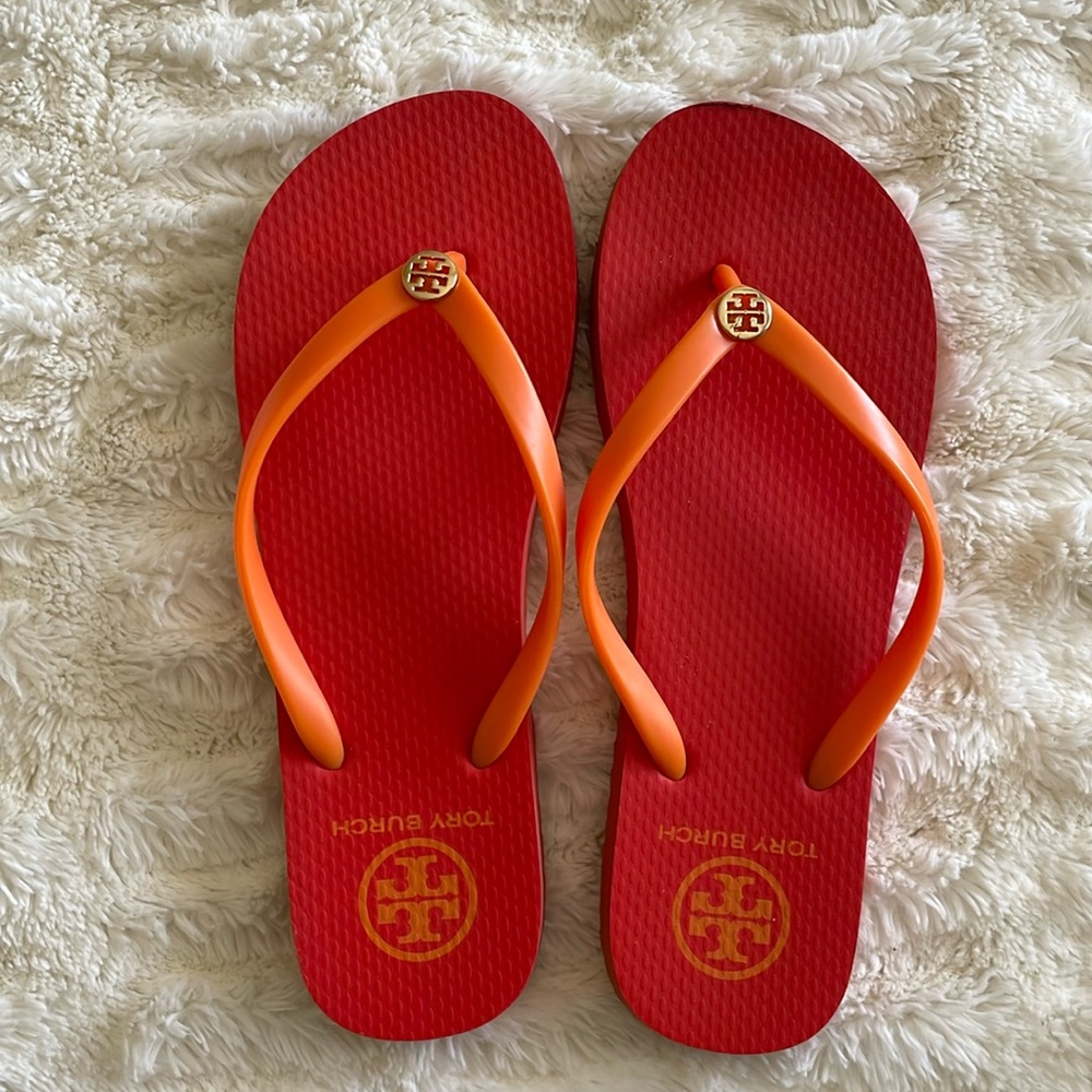 Tory Burch Size 8 Flip Flops